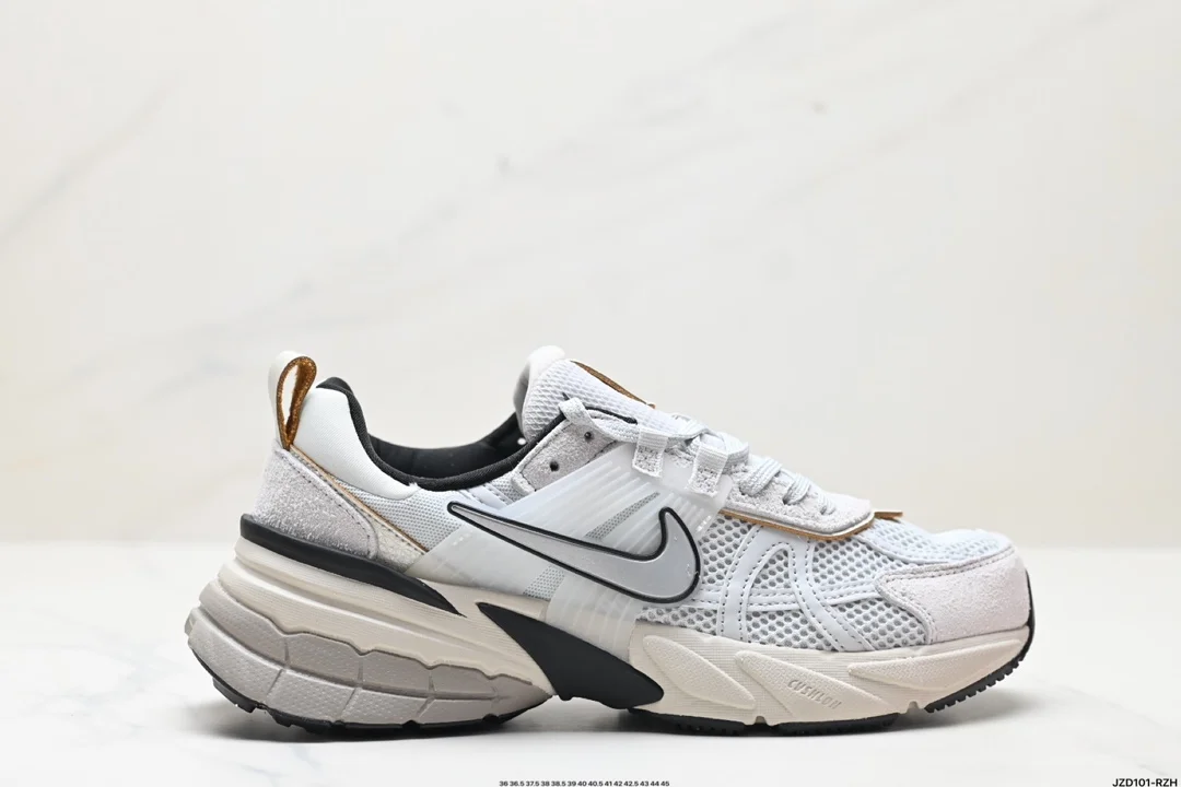 Nike Wmns V2K Runtekk Low “White Grey Pink” Retro Trend Series Future Retro Daddy Style FN6703-001