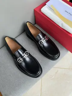 Salvatore Ferragamo casual leather shoes slip-on shoes