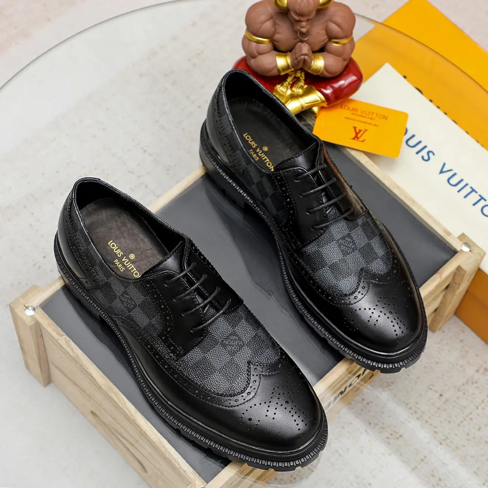 Louis Vuitton casual business leather shoes Official website original copy
