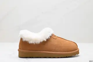 UGG autumn and winter new fur wool slippers thick bottom home slippers warm and removable