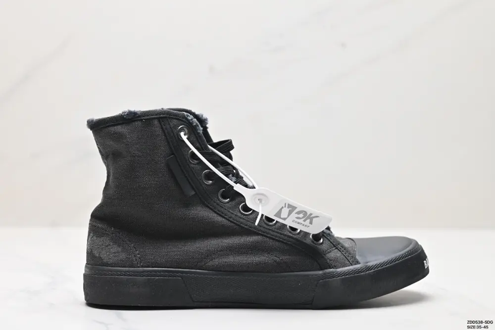 Balenciaga Paris High Top Grafhti cotton high-top lace-up distressed version fashion 688752