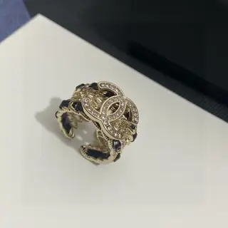 Chanel Leather Chain New Style Ring