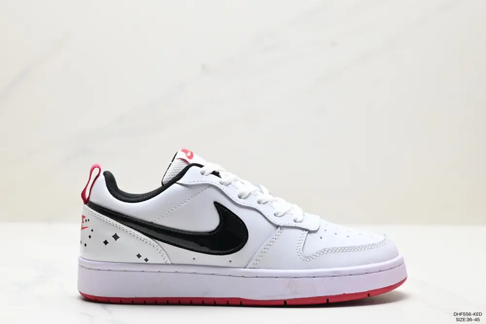 Nike Court Vision Low White Black Sneakers