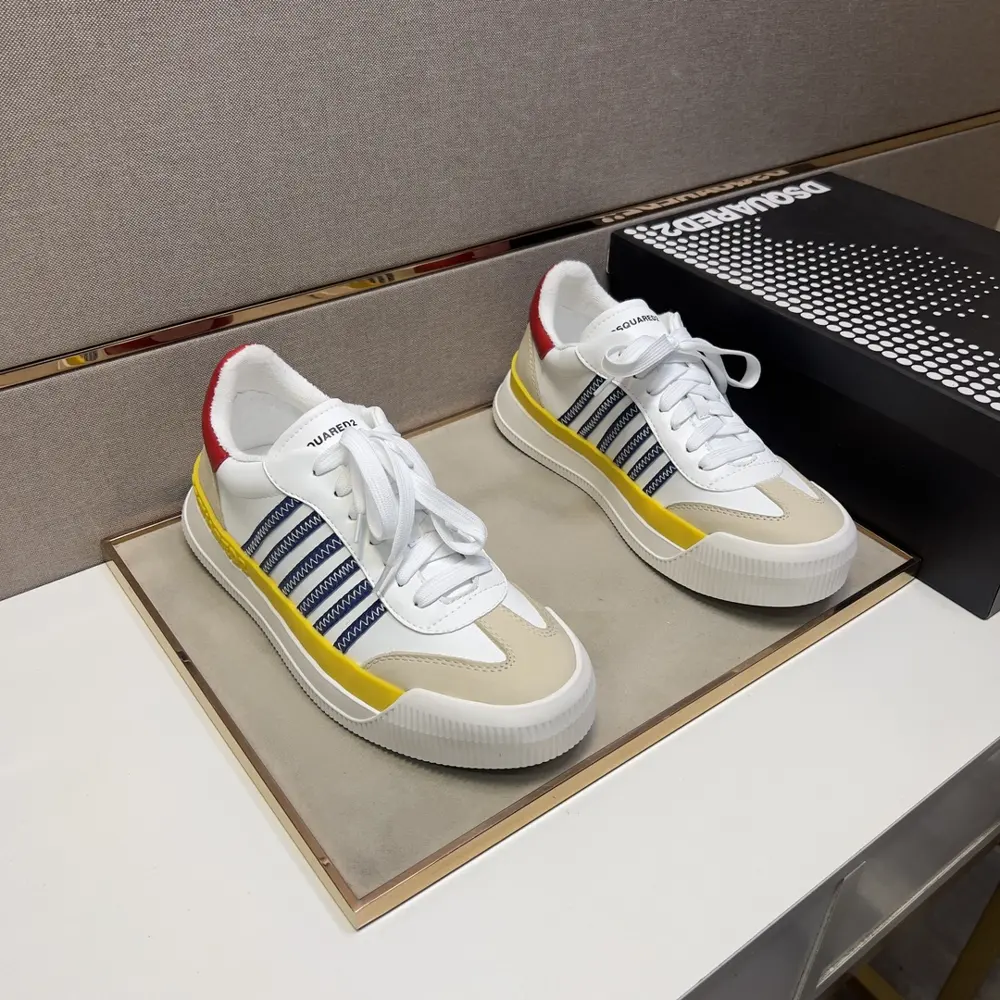 DSQUARED2 couple casual shoes 2024z counter simultaneous sale Size: 35-44# The upper