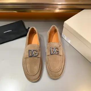 Dolce & Gabbana New Florio series soft suede moccasins