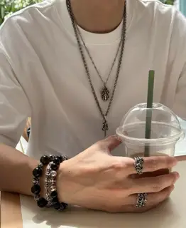 Chrome Hearts classic retro twist necklace