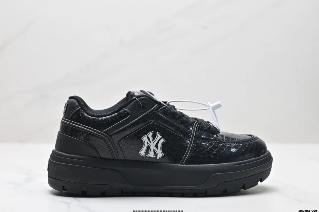 MLB Chunky Liner Crocodile Pattern Casual Fashion Comfortable Non-slip Wear-resistant 3ASXCWL4N