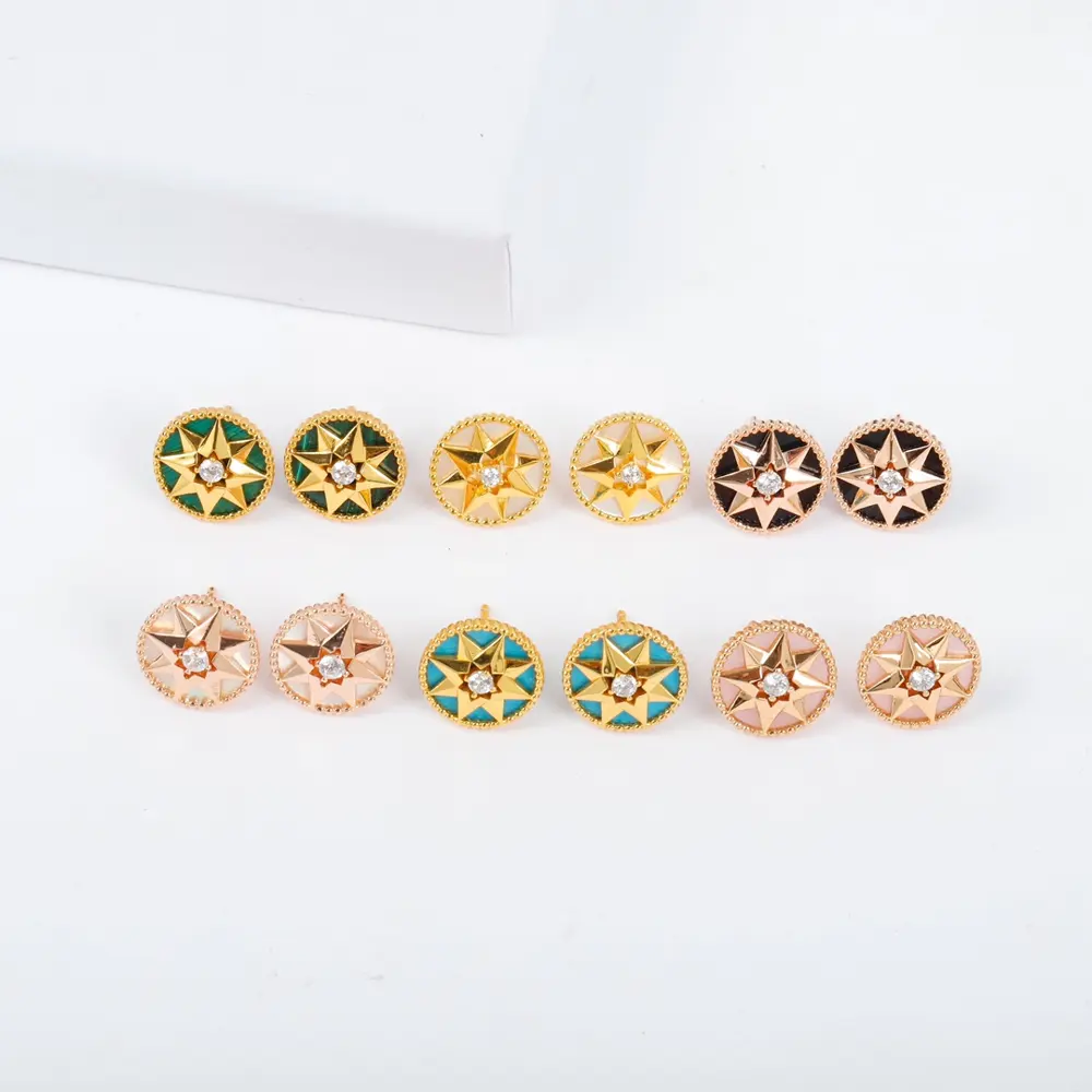 Dior Malachite Earrings