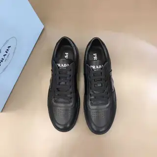 Prada men’s leather sneakers