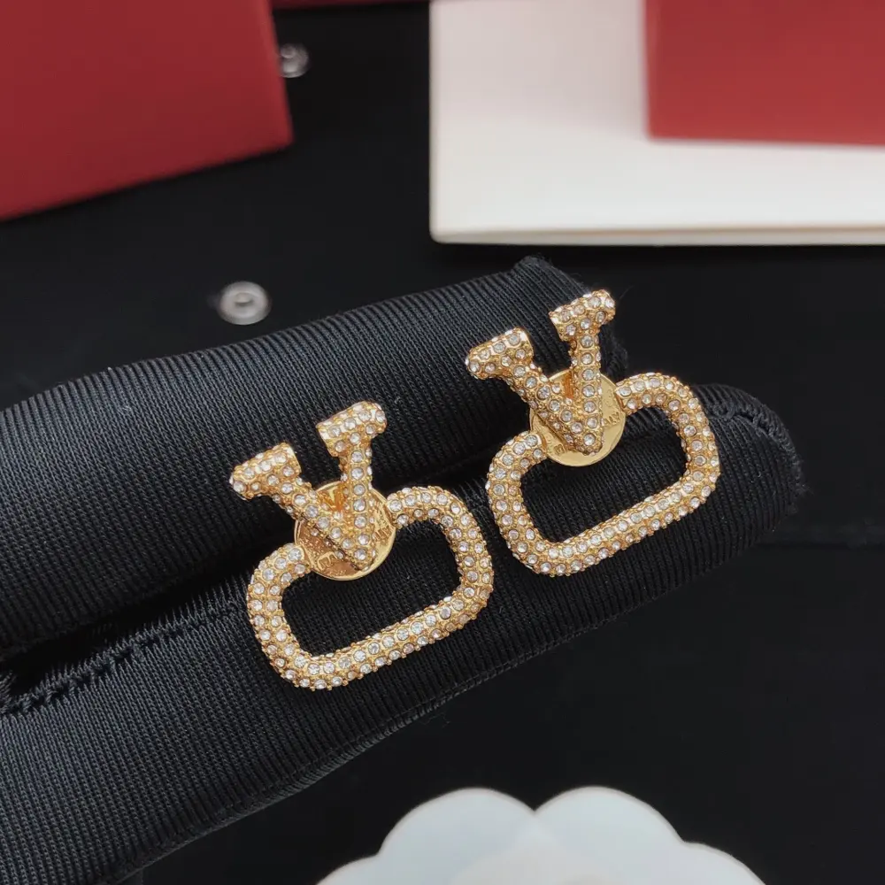 Valentino earrings with diamonds