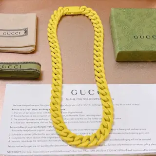 The latest Gucci necklace with a higher-end chain