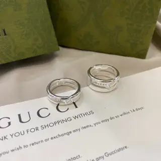 Gucci Double G Interlocking Ring