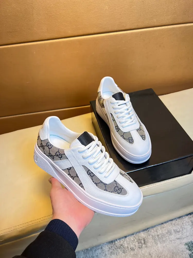 GUCCI sneakers. A must-have casual shoe for trendy men Original brand imported from Italy