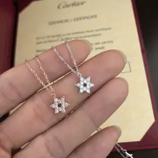 Cartier’s latest symbolic necklace 18k gold electroplating process counter version
