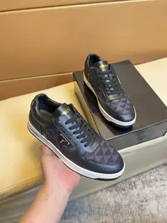Prada modern style sports shoes. A must-have casual shoe for trendy men Original brand