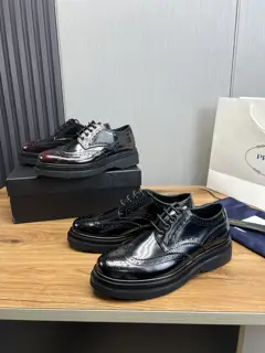Prada high-end men’s casual leather shoes