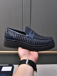 Dior men’s fashion formal business casual leather shoes