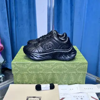 GUCCI Ripple series wave shoes couple style casual sports shoes dad shoes