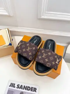 Louis Vuitton’s latest embossed slippers
