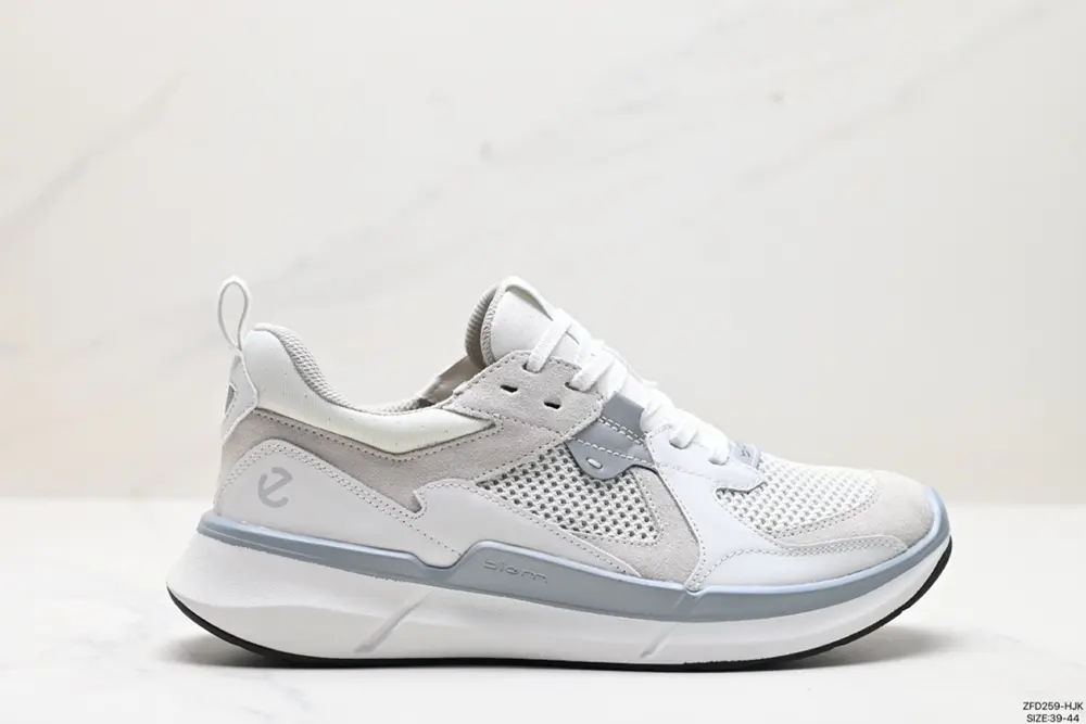 ecco synthetic leather mesh breathable stylish and comfortable low-top cushioning casual 830774