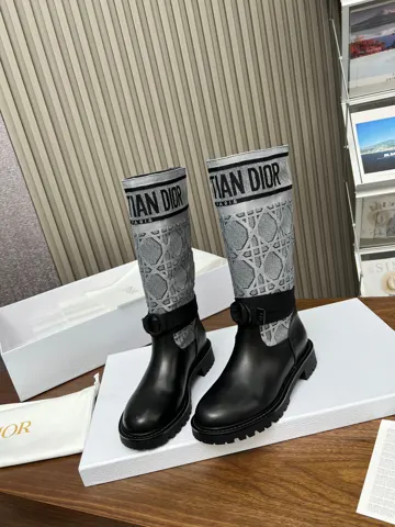 Dior autumn and winter boots retro work boots one-step