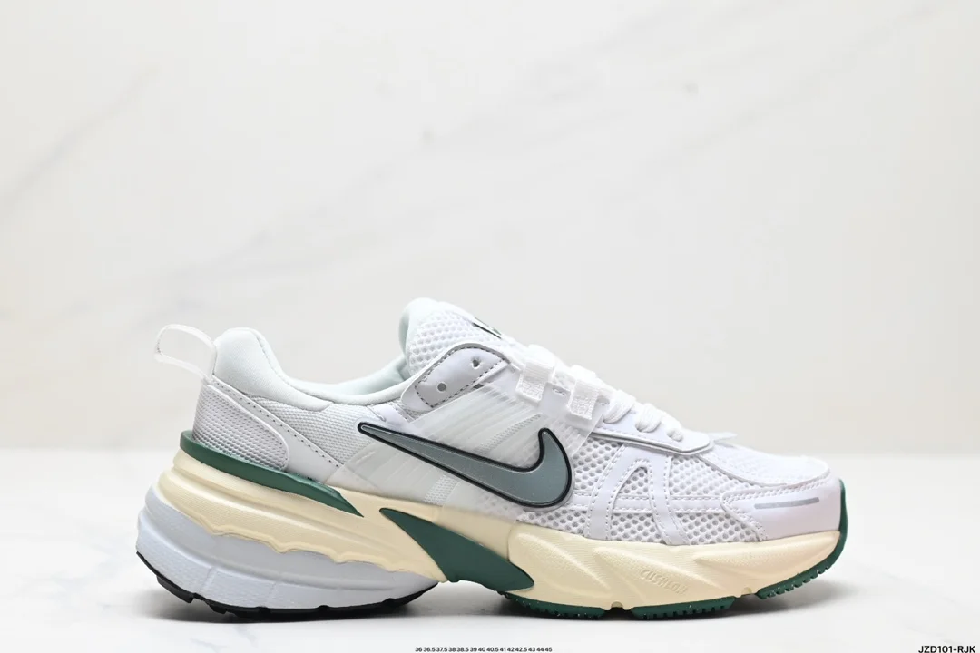 Nike Wmns V2K Runtekk Low “White Grey Pink” Retro Trend Series Future Retro Daddy Style FD0736-102