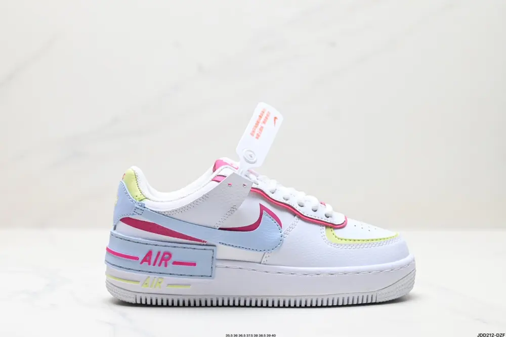 Nike WMNS Air Force 1 Shadow new girly deconstructionist design Macaron Air Force One CI0919-118