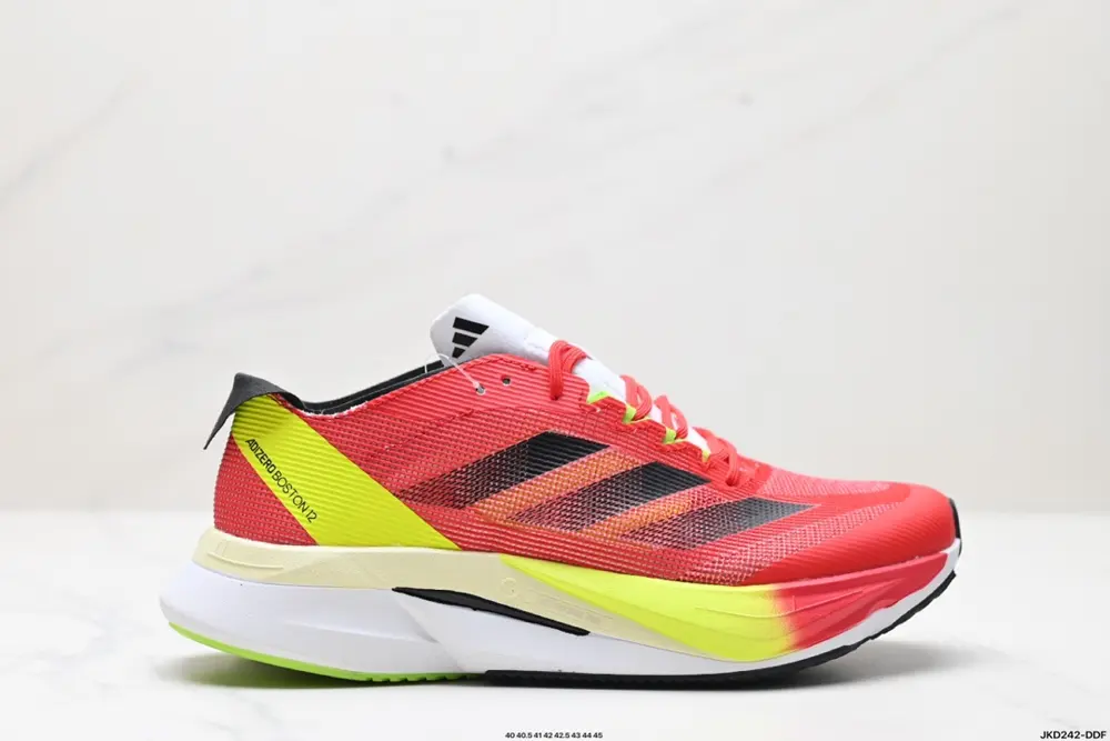 Adidas adizero BOSTON 12 M summer breathable mesh racing running shoes Boost cushioning sole GW3848