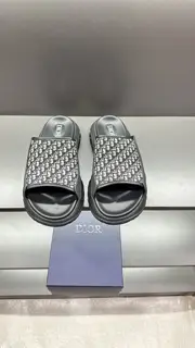 Dior H-Town series Oblique thick-soled slippers and sandals
