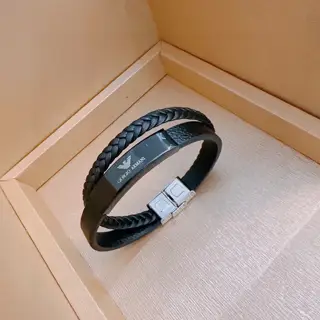 Armani leather bracelet