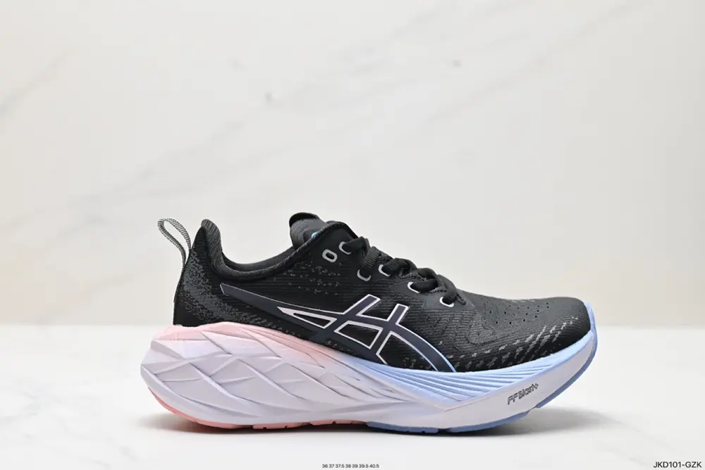 ASICS breathable mesh upper with some synthetic leather material uses the new AHAR+ rubber 1201A161-200