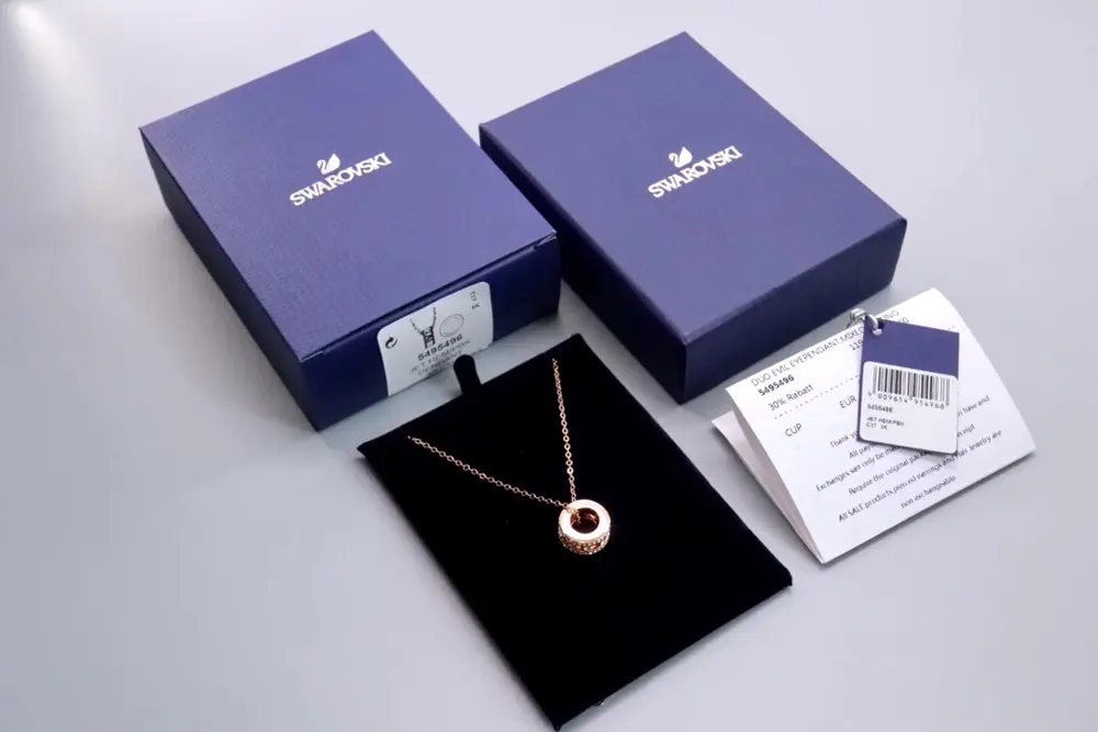 Swarovski My Hero Series Love in Pairs Couples Necklace for Men and Women