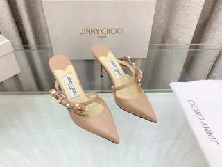 Jimmy Choo Spring and Summer new popular bowknot single shoe series