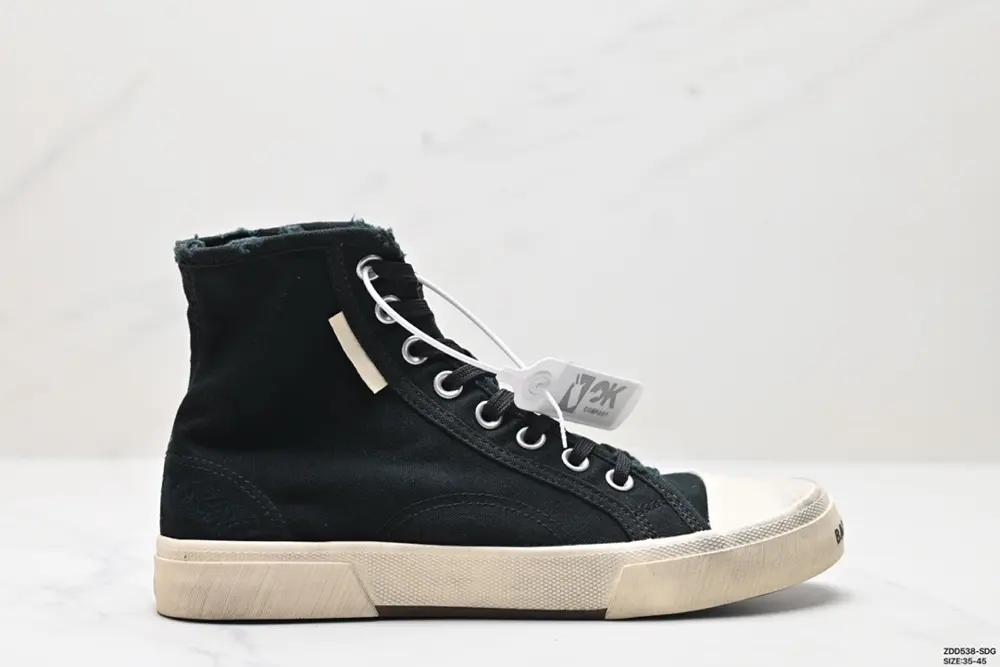 Balenciaga Paris High Top Grafhti cotton high-top lace-up distressed version fashion 688752