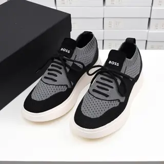 BOSS breathable flyknit sneakers
