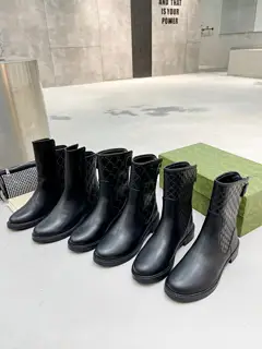 Gucci ankle boots with small embossed pattern