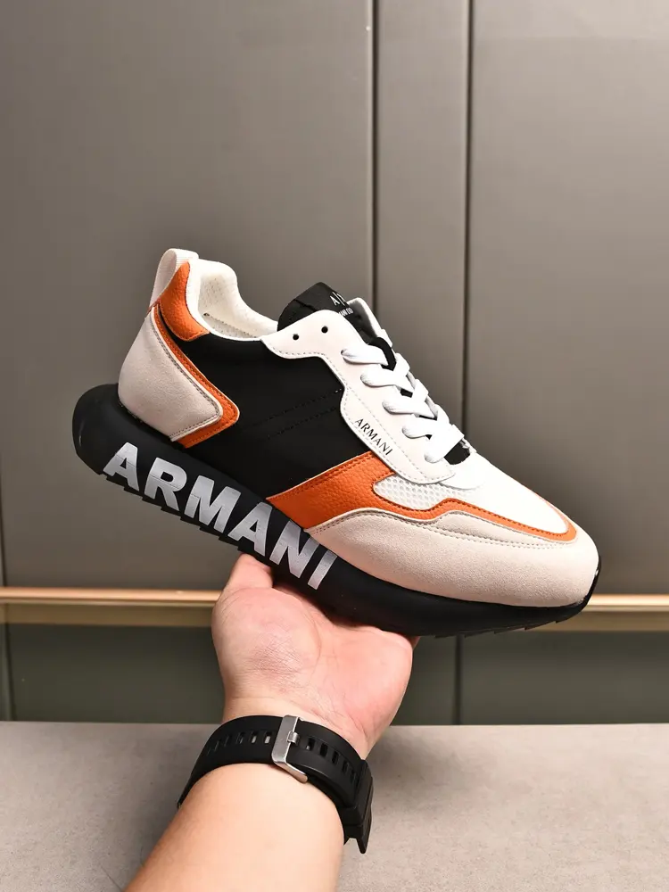 Armani casual shoes This model is the official flagshi:1 quality