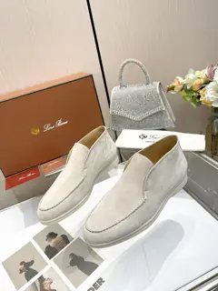 Loro piana mid-top classic loafers
