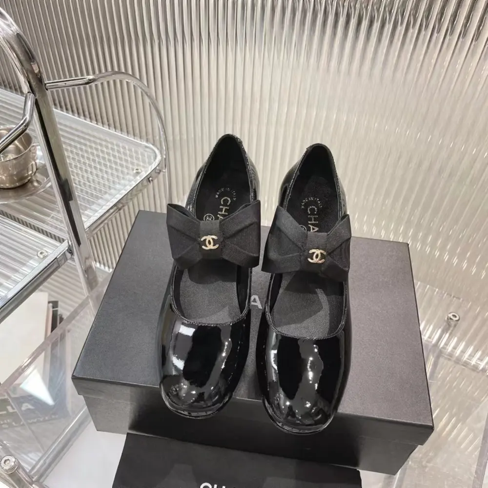 Chanel 24C early spring new bow Mary Jane shoes can be salty or sweet