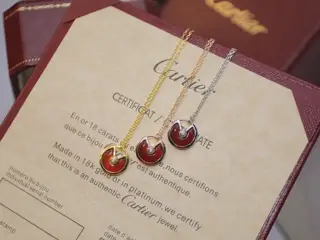 Cartier amulet necklace It symbolizes gentle caress Warm eyes