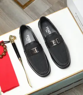 Fendi leather shoes