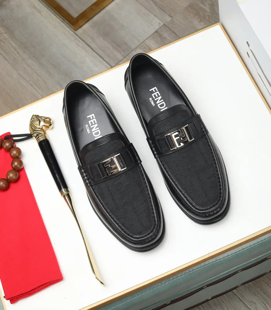Fendi leather shoes
