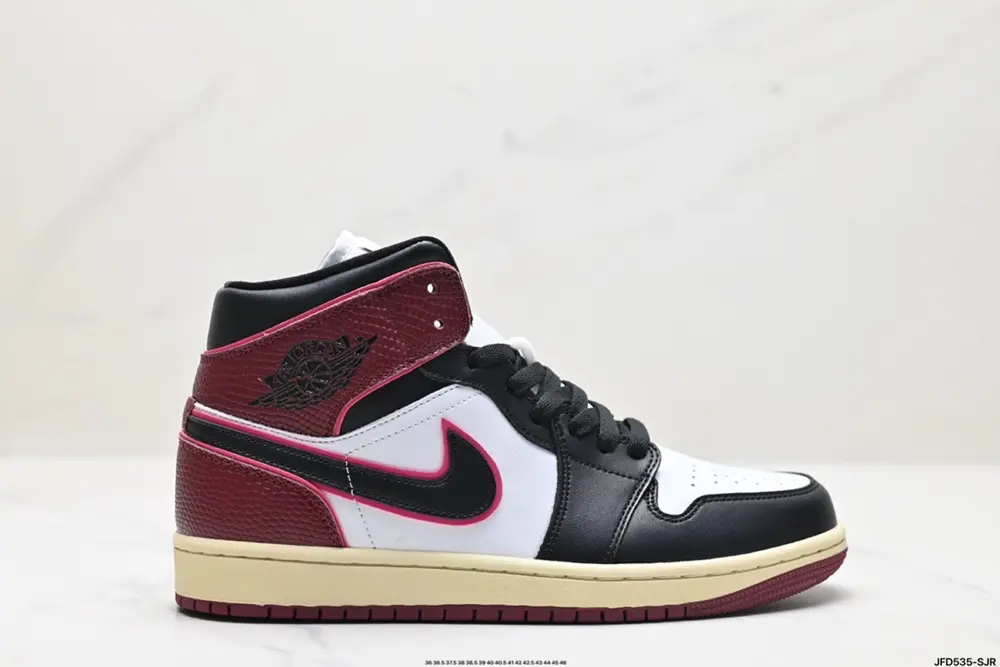 NIKE Air Jordan 1 Retro Mid AJ1 Jordan Generation Mid-top Classic Retro Culture Leisure FQ7818-101