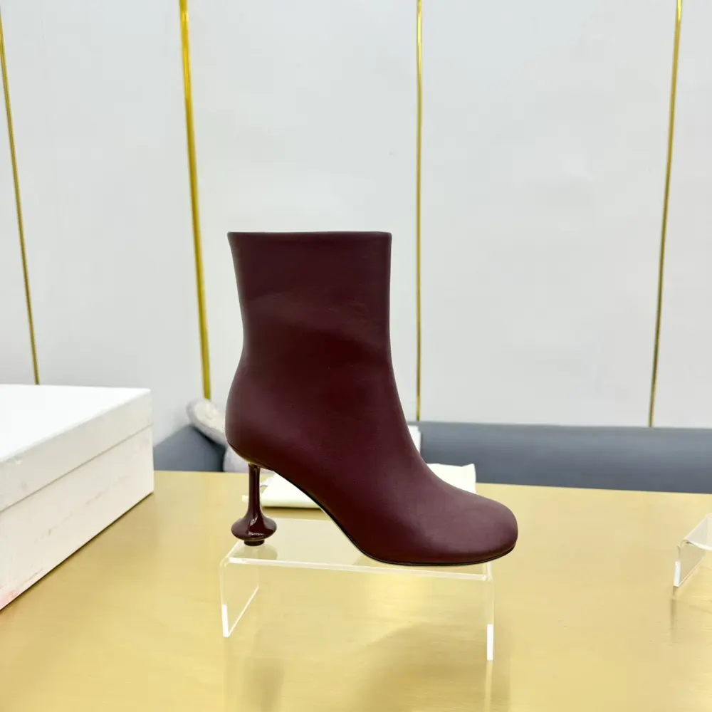 Loewe Wine glass heel ankle boots | 2024 ss