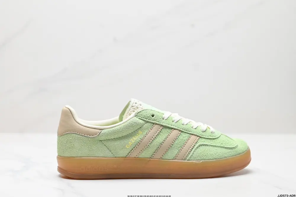 Adidas Originals Gazelle Indoor Trefoil Retro Anti-slip Wear-resistant Low-top Sneakers The HQ8718