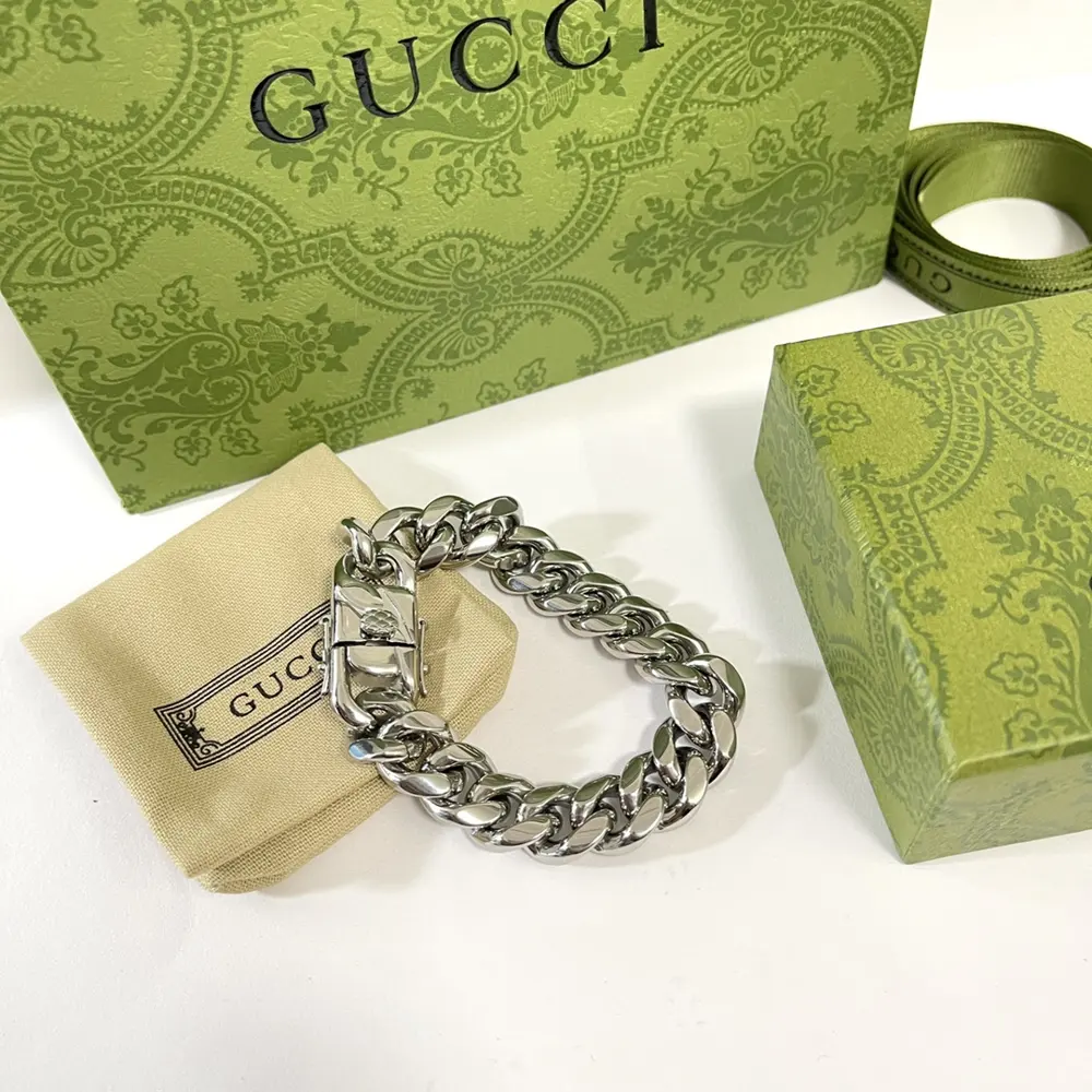 Gucci Double G tag bracelet