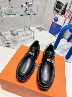 Hermès Kelly buckle single shoes/boots