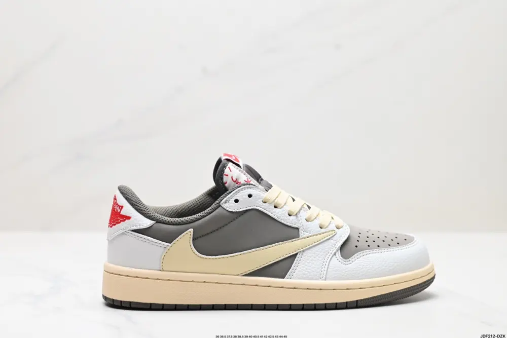 Nike AJ1 reverse hook Travis Scott x Air Jordan 1 ” Reverse Mocha “ AJ1 Joe 1 TS Lightning DM7866-002
