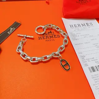 New Hermès bracelet thickened platinum version. High-end precision version