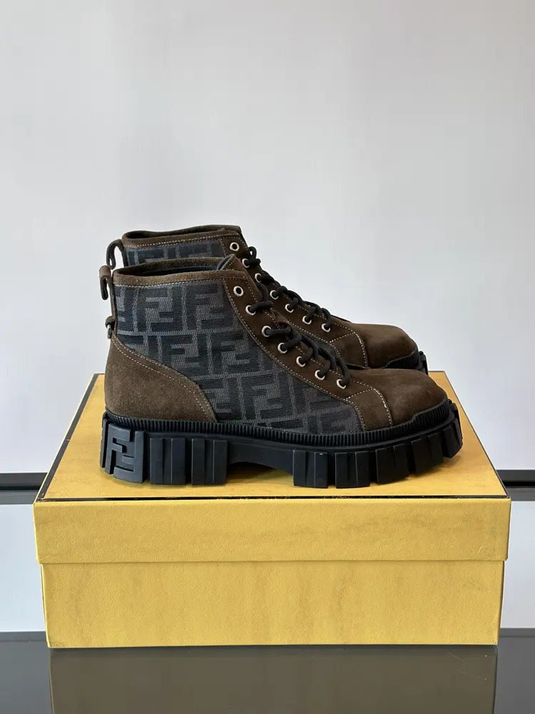 ◾ ▫ FENDI Force motorcycle boots